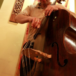 Clark Johnston on bass